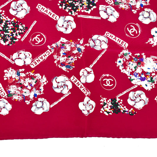 Luxury Chanel Spring 1986 Silk Scarf 85