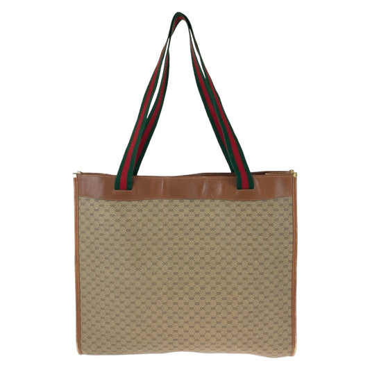 Luxury Gucci Trending 2025 Vintage GG Supreme Canvas Leather Tote Bag
