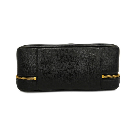 CHANEL 2WAY Bag Women's Caviar Leather Handbag,Shoulder Bag Black