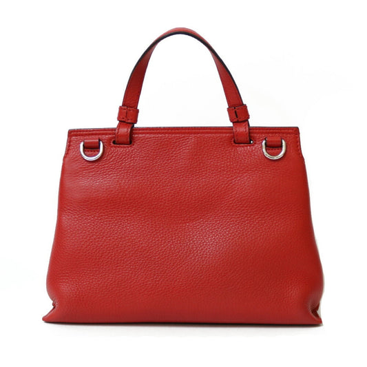 Luxury Gucci Shoulder Bag Bamboo Handbag Red Women's Leather