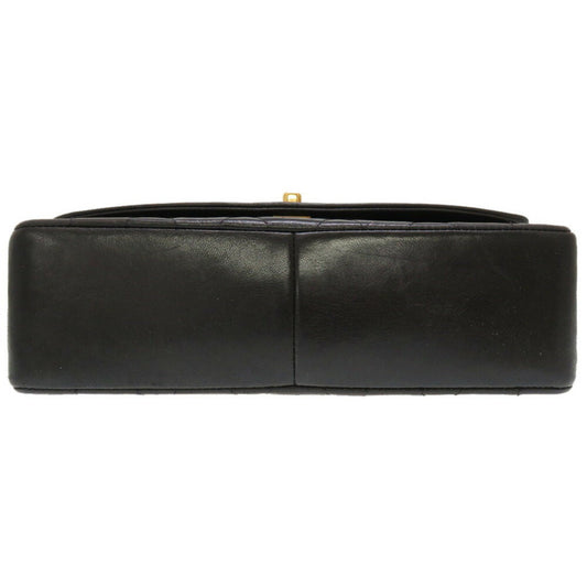 Luxury Chanel Diana Matelasse 25 Lambskin Black Gold Chain Shoulder Bag Coco Mark