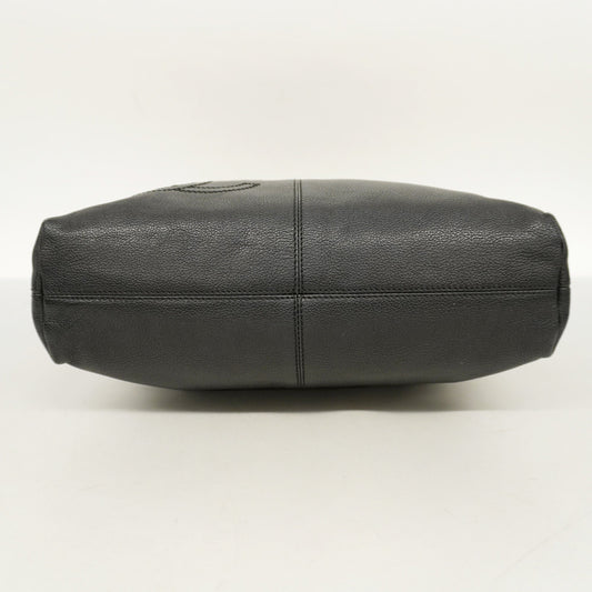 CHANEL Shoulder Bag Women's Leather Shoulder Bag Black