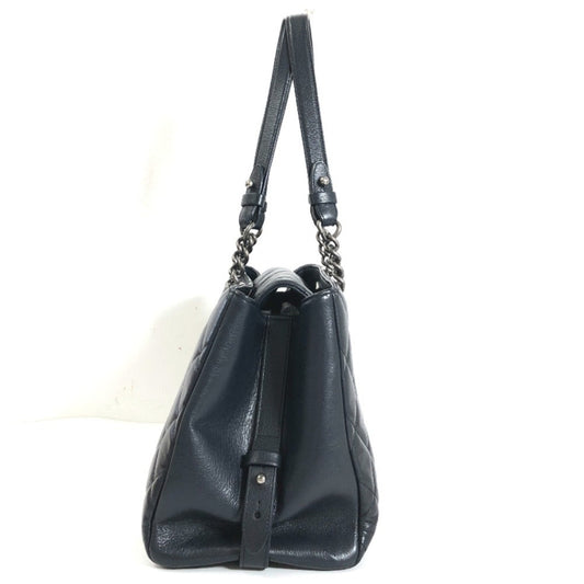 Luxury Chanel Shoulder Bag Boy Chain Calf Leather Black Women's