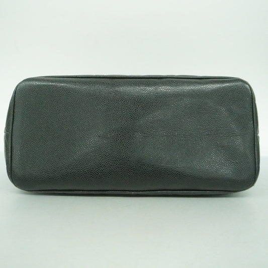 Luxury Chanel Reprint Tote Women's Caviar Leather Tote Bag Black