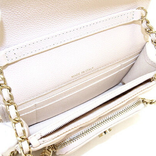 Luxury Chanel Handbag Matelasse Infinity AP2914 Light Beige Caviar Skin Women's Chain Bag Quilting Diamond Stitch Coco Mark