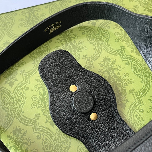 Luxury Gucci APHRODITE SMALL SHOULDER BAG 27 IN BLACK CALFSKIN GOLD HARDWARE