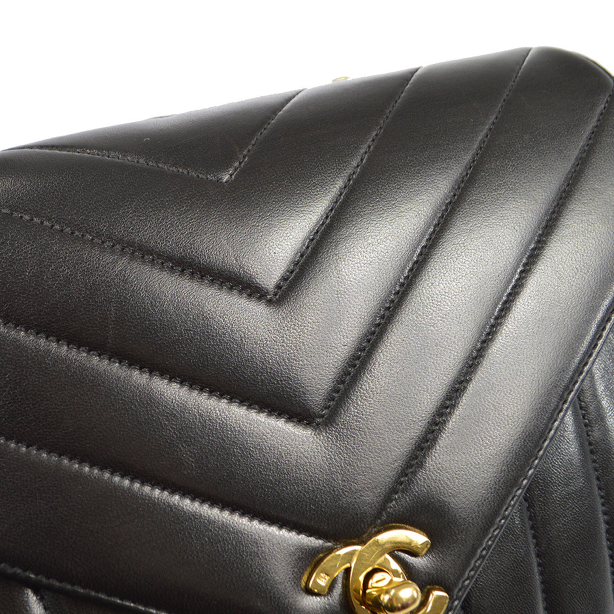 Luxury Chanel V Stitch Mademoiselle Double Chain Shoulder Bag Lambskin 87798