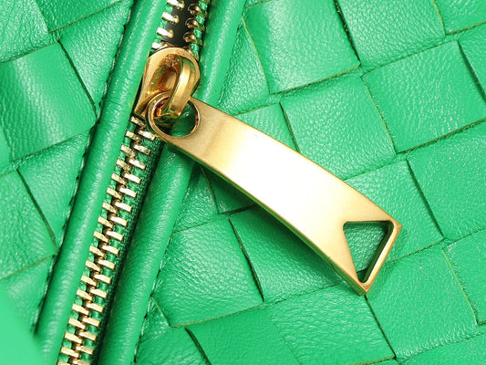 Luxury Bottega Veneta bv teen jodie 36cm green lambskin