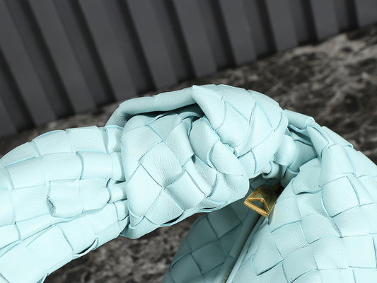Luxury Bottega Veneta bv teen jodie 36cm tiffany blue lambskin