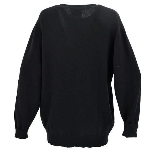 Luxury Chanel Fall 1994 CC logo cashmere jumper