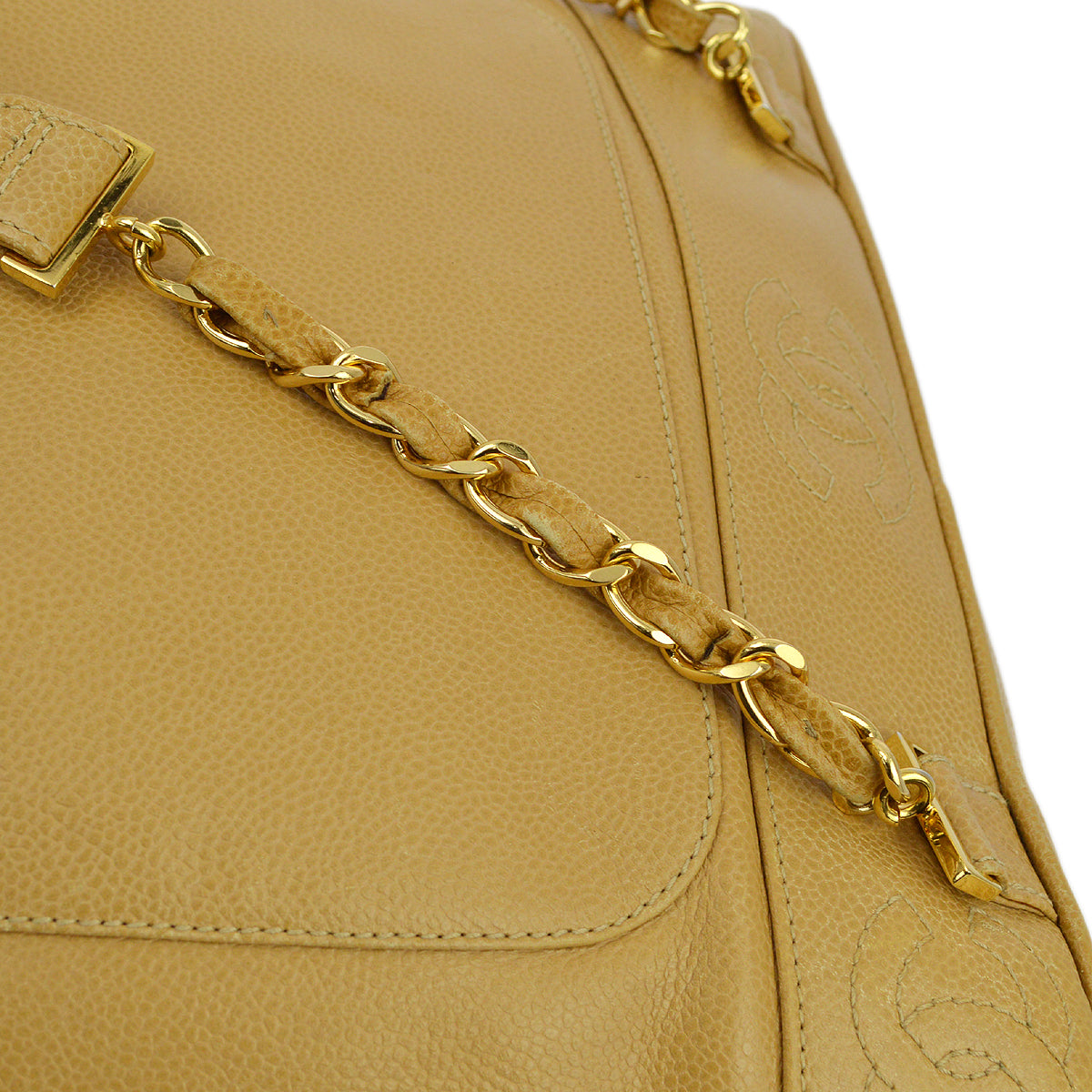 Luxury Chanel 1994-1996 Caviar Triple CC Backpack