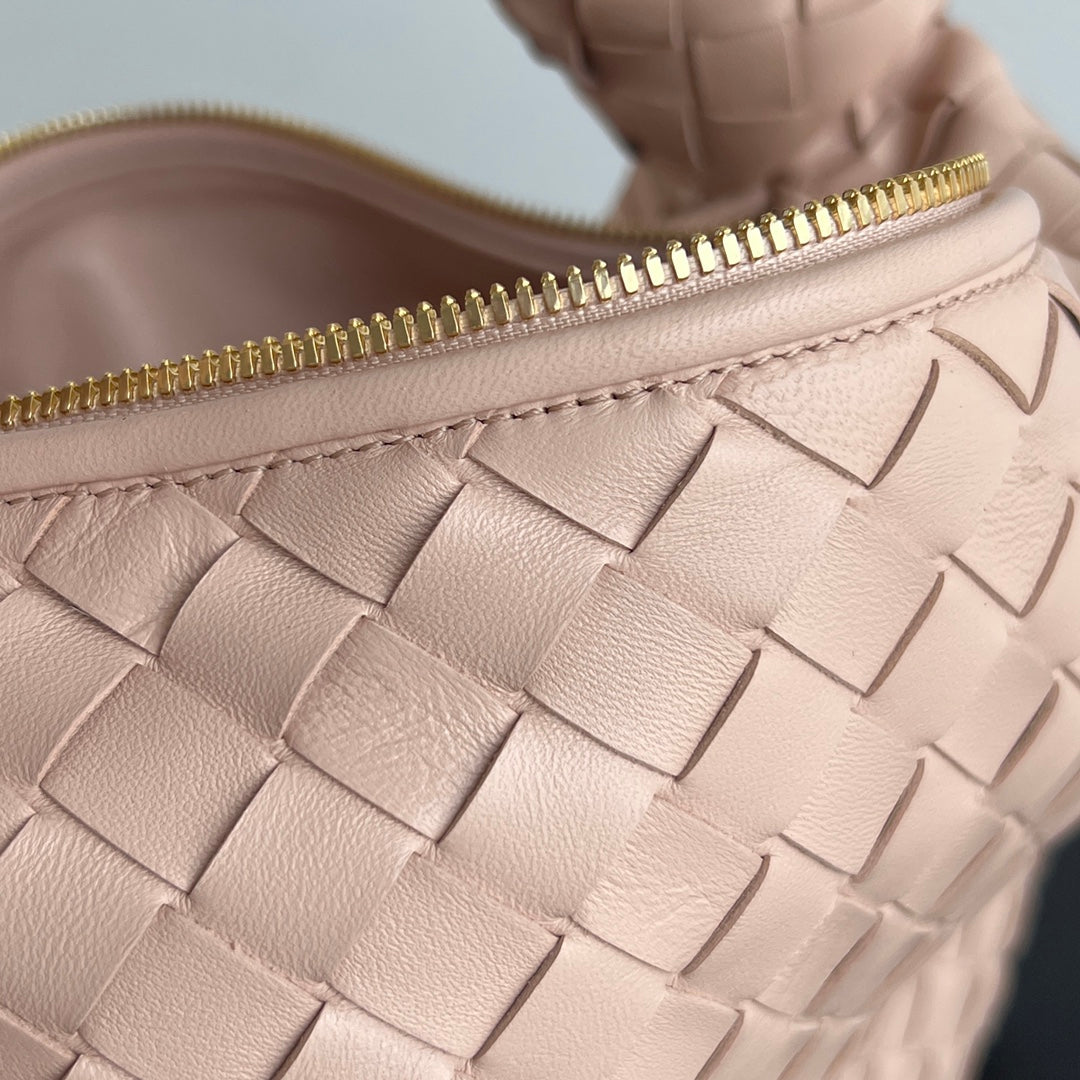 Luxury Bottega Veneta MINI JODIE 36 CM IN LIGHT PINK LAMBSKIN