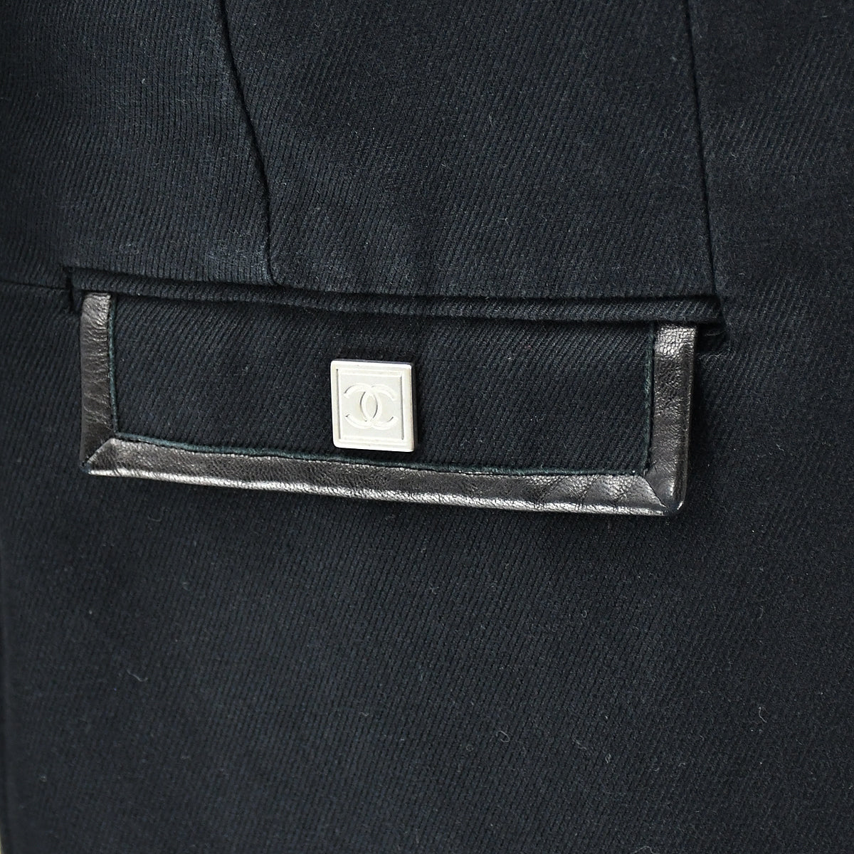 Luxury Chanel Sport Line Single Breasted Jacket Black 06P #44