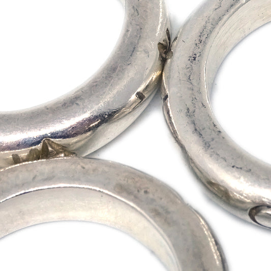 Luxury Chanel 3 Rings Set #51.5 #52 #52.5 SV925