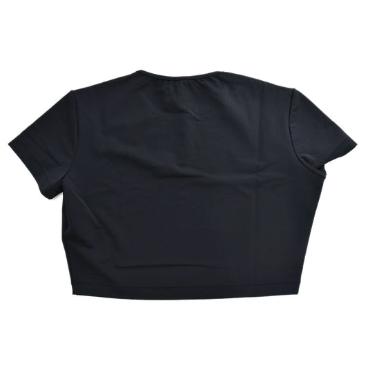 Luxury Chanel Cropped T-shirt Black P95 #44