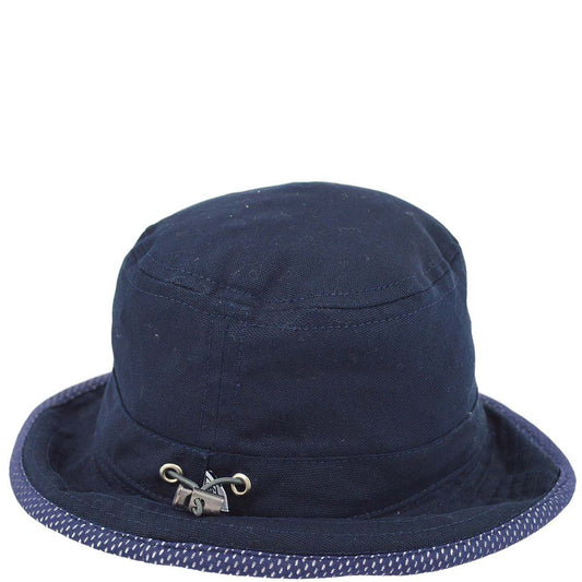 Luxury Chanel Navy Sport Line Bucket Hat #M Small New