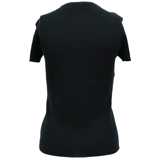 Luxury Chanel T-shirt Black 97P #38