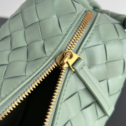 Luxury Bottega Veneta BV Loop Top Handle 19cm Sauge Lambskin