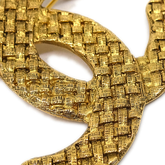 Luxury Chanel CC Brooch Pin Gold 29/1262
