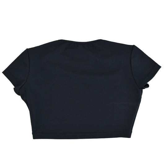 Luxury Chanel Cropped T-shirt Black #40