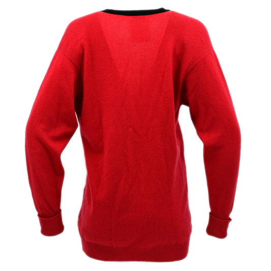 Luxury Chanel Cardigan Red