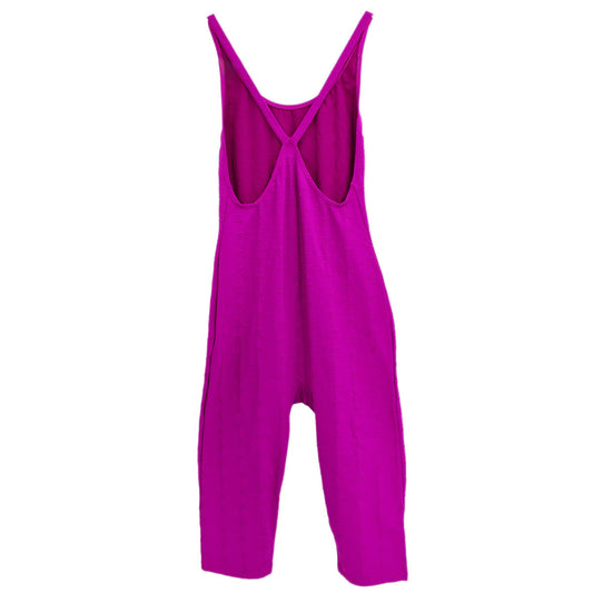 Luxury Chanel Sleeveless Jumpsuit Purple 97P #42
