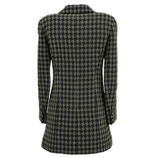 Luxury Chanel Single Breasted Jacket Black 95A #36