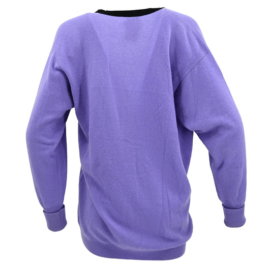 Luxury Chanel Cardigan Purple