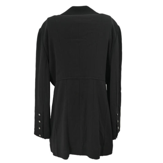 Luxury Chanel Single Breasted Jacket Black