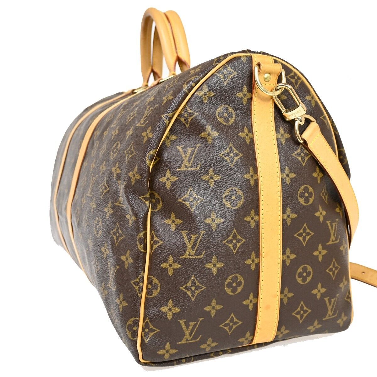 Louis Vuitton Keepall Bandouliere 55 Canvas Travel Bag ()