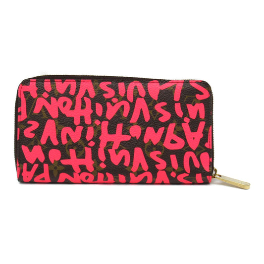 Louis Vuitton Monogram Graffiti Zippy Wallet Canvas Long Wallet M93710 in Great Condition