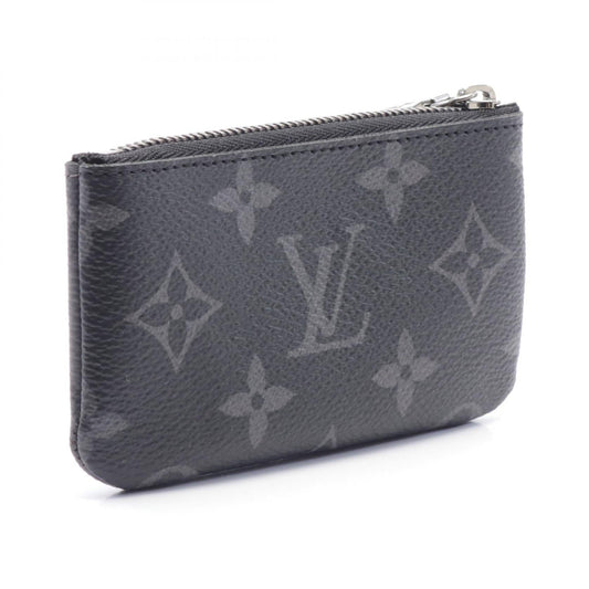 Louis Vuitton Monogram Eclipse Reverse Pochette Coin Case Canvas Coin Case M80905 in Excellent Condition
