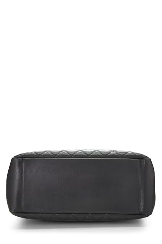 Chanel, Black Quilted Caviar Grand Shopping Tote (GST), Black