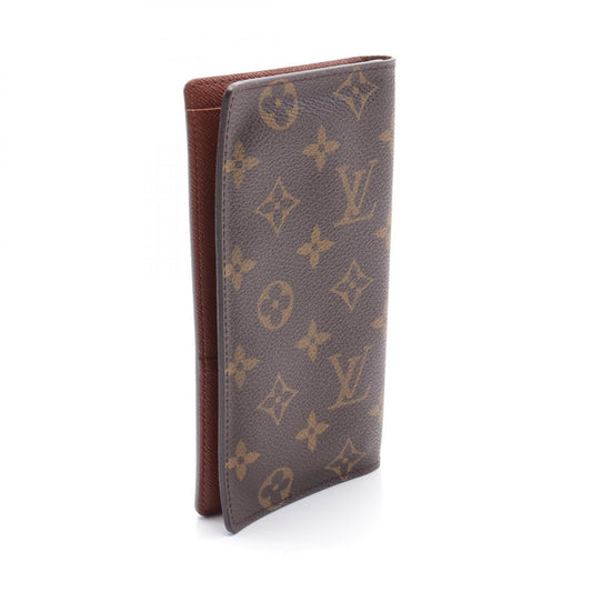 Louis Vuitton Monogram Brazza Wallet Canvas Long Wallet M61823 in Great Condition
