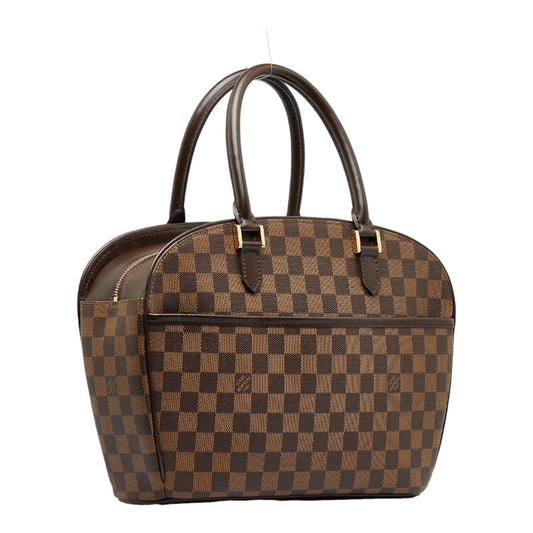 Louis Vuitton Damier Sarria Horizontal Handbag N51282 Brown PVC Leather Louis Vuitton