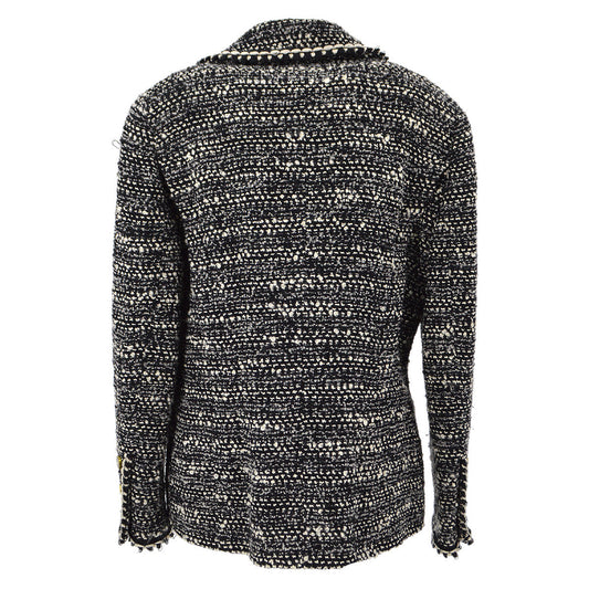 Luxury Chanel Fall 1994 boucle single-breasted jacket #42
