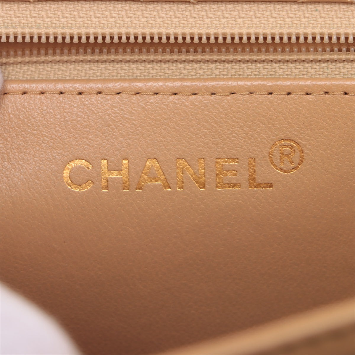 Chanel Matrasse Single Flap Single Chain Bag Beige G 1st Turn-Lock