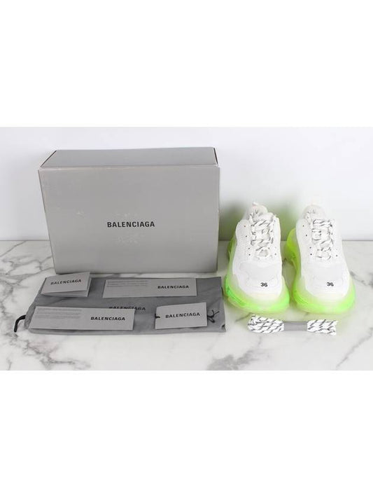 Luxury Balenciaga Triple S Neon 36 230