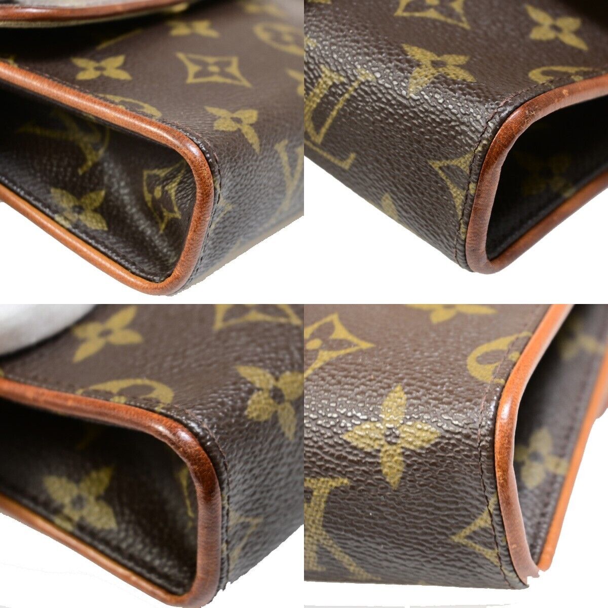 Louis Vuitton Pochette Florentine Canvas Shoulder Bag ()