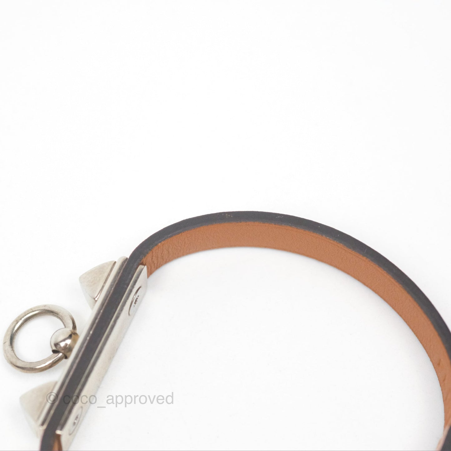 Hermès Rivale Mini Bracelet Rose Sakura Swift Palladium Hardware