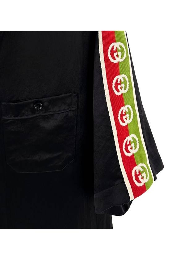 Luxury Gucci Trending 2025 48 Luxury Gucci Trending 2025 Men s Oversized Side Logo Acetate Short Sleeve Shirt