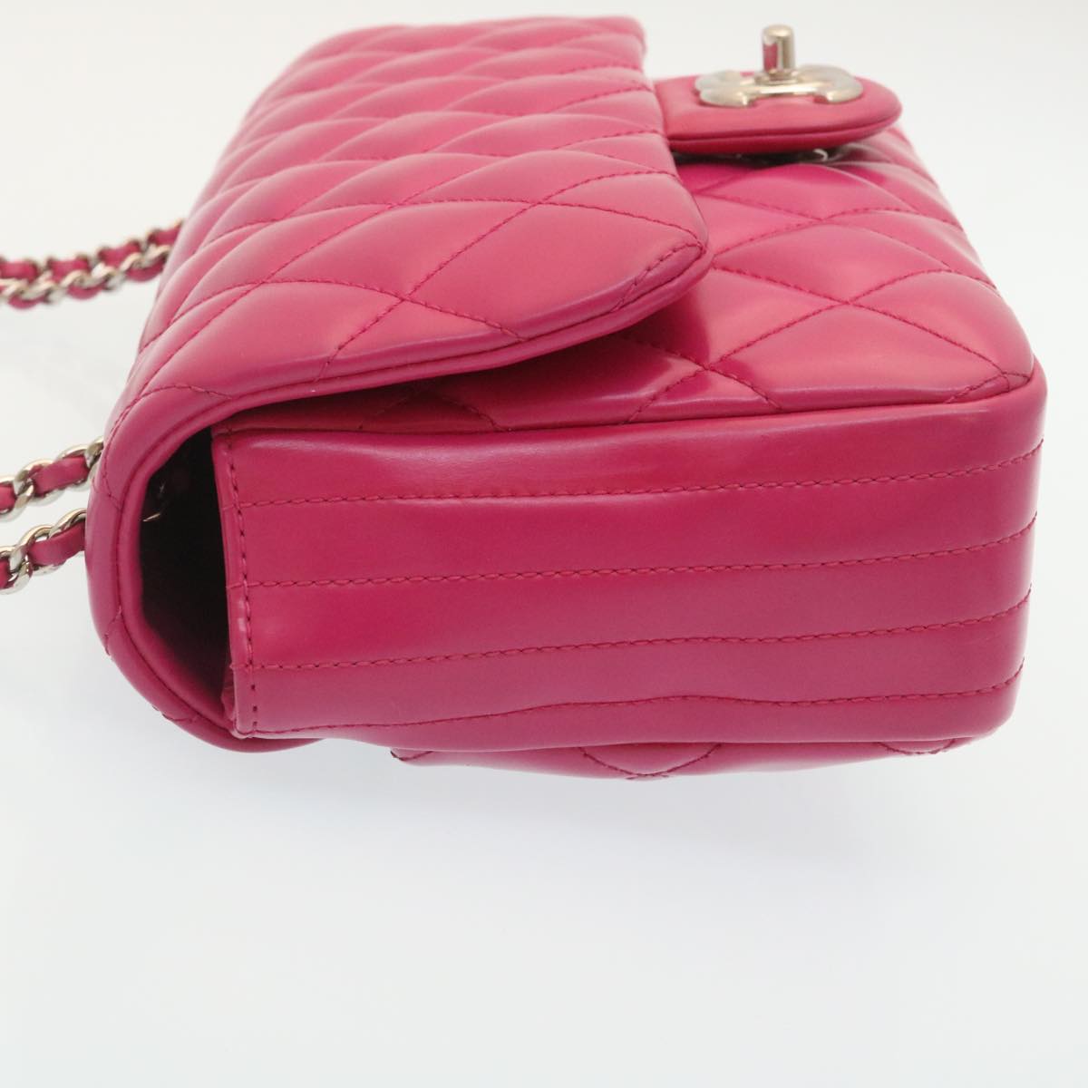 Luxury Chanel Matelasse Coco Rain Double Chain Shoulder Bag Lamb Skin Pink 29191A