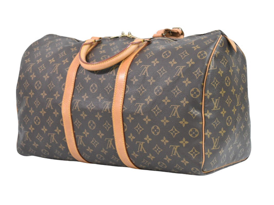 Louis Vuitton Keepall 50 Canvas Travel Bag ()