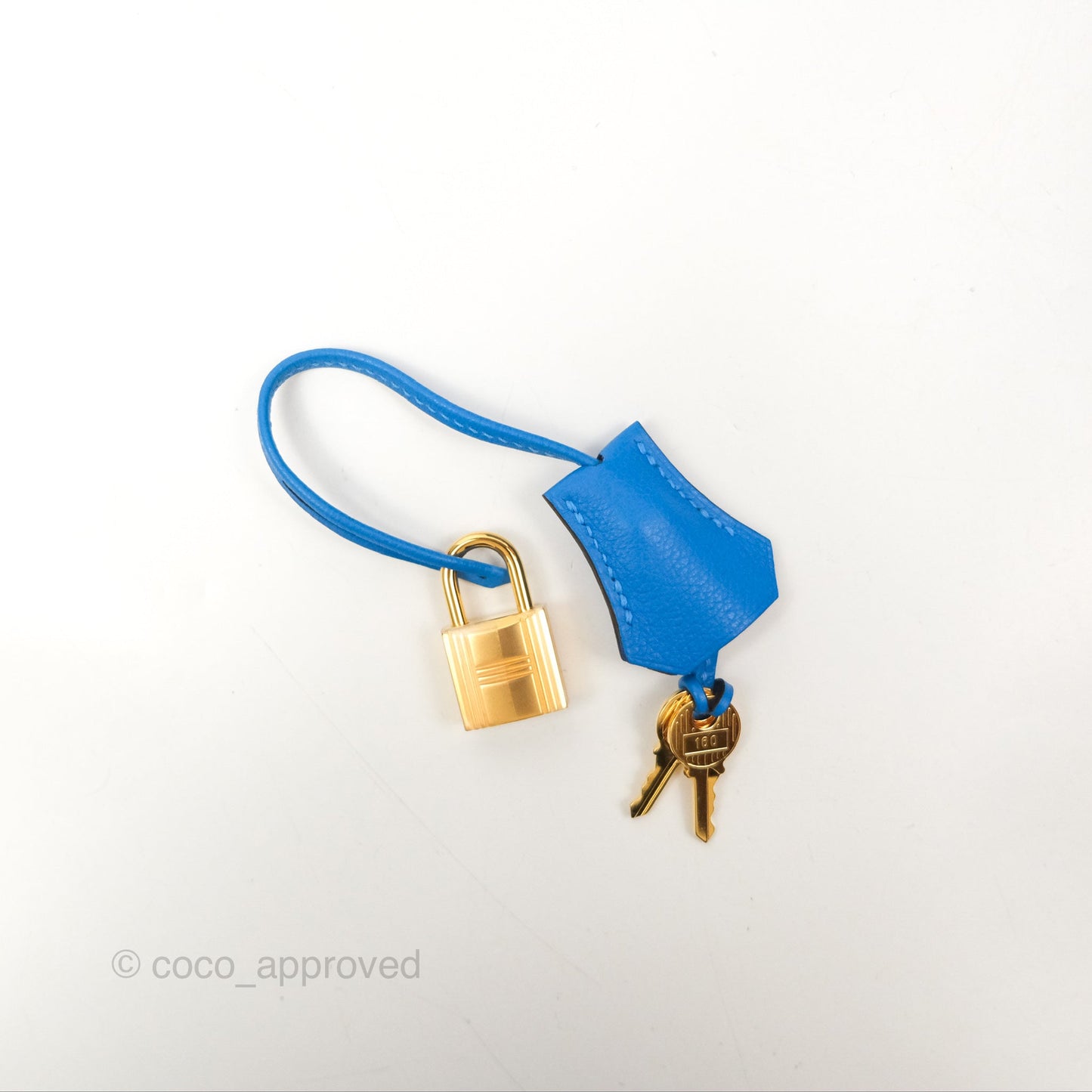 Hermès Retourne Kelly 28 Blue Evercolor Gold Hardware