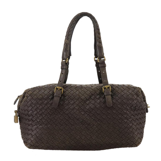 Luxury Bottega Veneta Intrecciato Leather Shoulder Bag ()