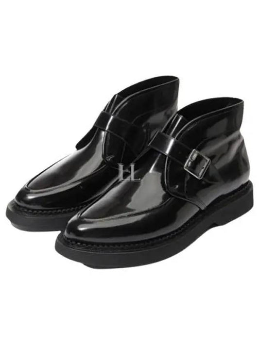 Luxury Saint Laurent Teddy Monkstrap Black