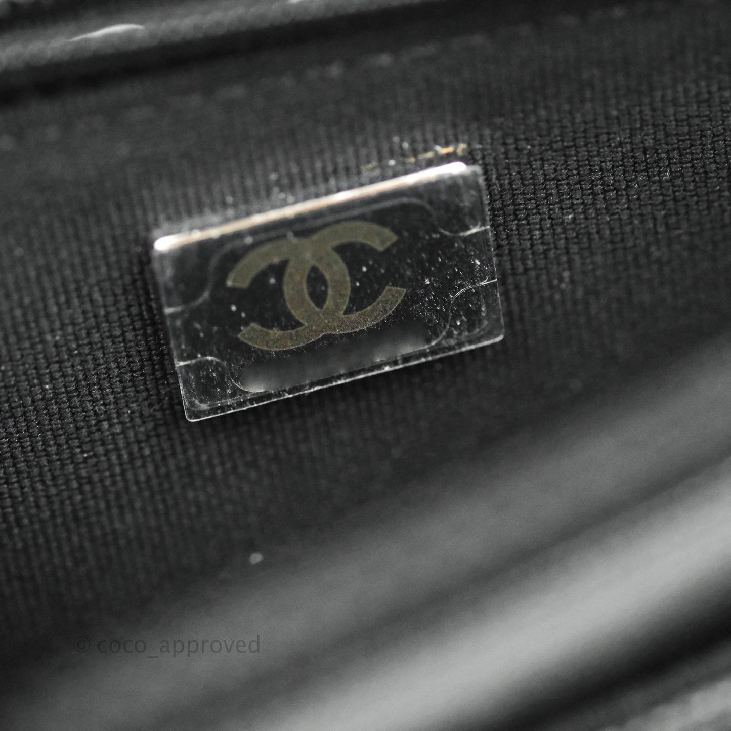 Chanel Quilted WOC Black Caviar Gold Hardware With Charms