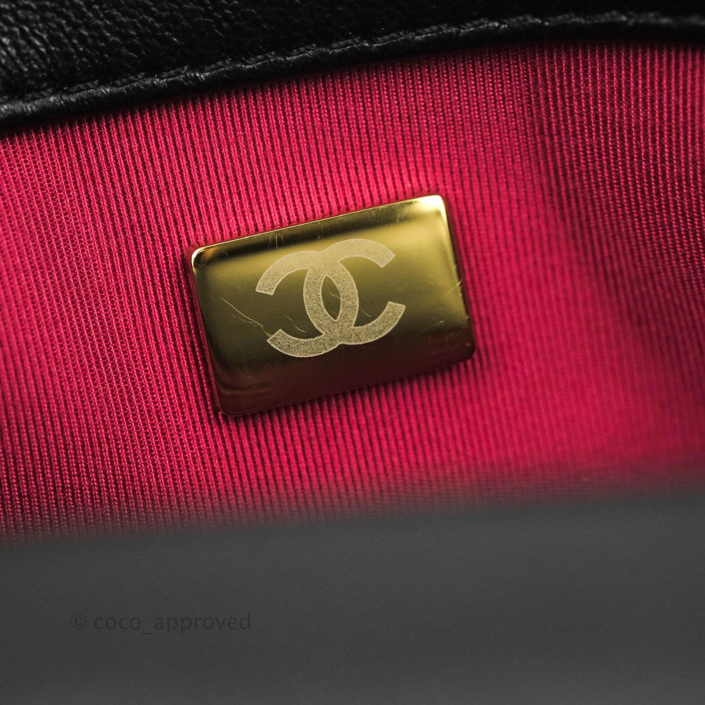 Chanel 19 Small Black Lambskin Mixed Hardware