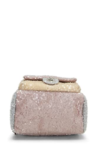 Chanel, Multicolor Sequin Waterfall Backpack Mini, Multi