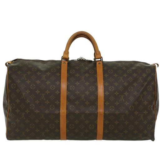 LOUIS VUITTON Monogram Keepall 60 Boston Bag M41422 LV 32953